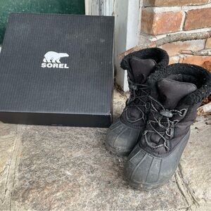 Sorel Youth Black Cumberland Boots